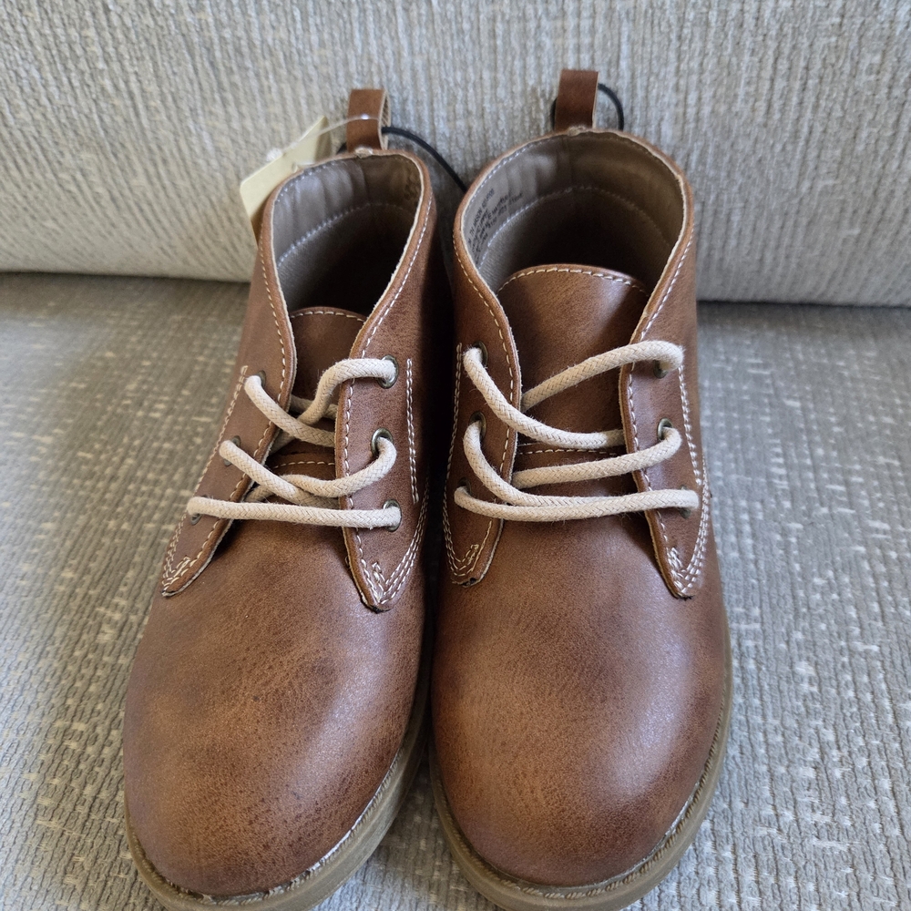 Classic Brown Kids Dress Shoes